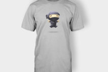 Camiseta de ninja feliz